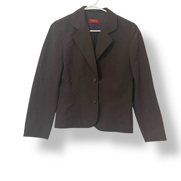 Taifun Jackets & Blazers - Taifun Collection Brown‎ Blazer Jacket Women's Business Career Coat 42